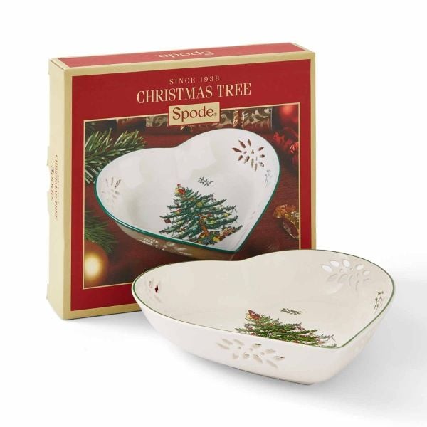 Spode Christmas Tree Kalp Tabak 18 cm