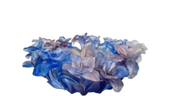 Cristal De Paris Çukur Kase Menekşe Rengi-4002-B-H:15 CM.Q:30 CM.