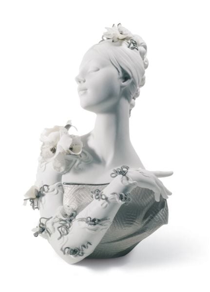 Lladro My Fair Lady Silver Lustre Büst 36 cm