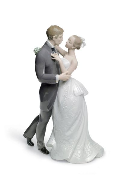 Lladro Lovers' Waltz Çift Figürü