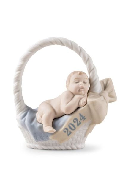Lladro Born in 2023 (Boy) Bebek Heykelciği 10 × 9 × 5 cm