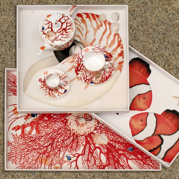 TAITÙ MILANO  MARE AHŞAP TEPSİ 66X33CM BALIK