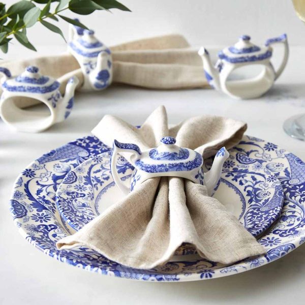 SPODE- BLUE ITALIAN PORSELEN  PEÇETELİK (TEAPOT) 1 ADET