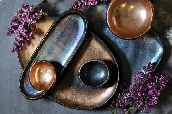Julia Knight Eclipse 38 cm Tabak Bronze