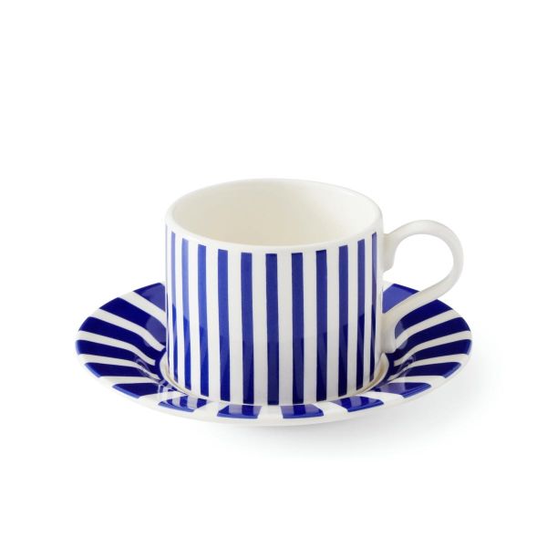 SPODE STECCATO ÇAY FİNCANI İNCE ŞERİT