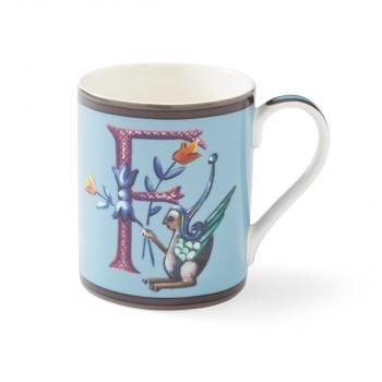 Spode Kit Kemp Alfabe F Kupa