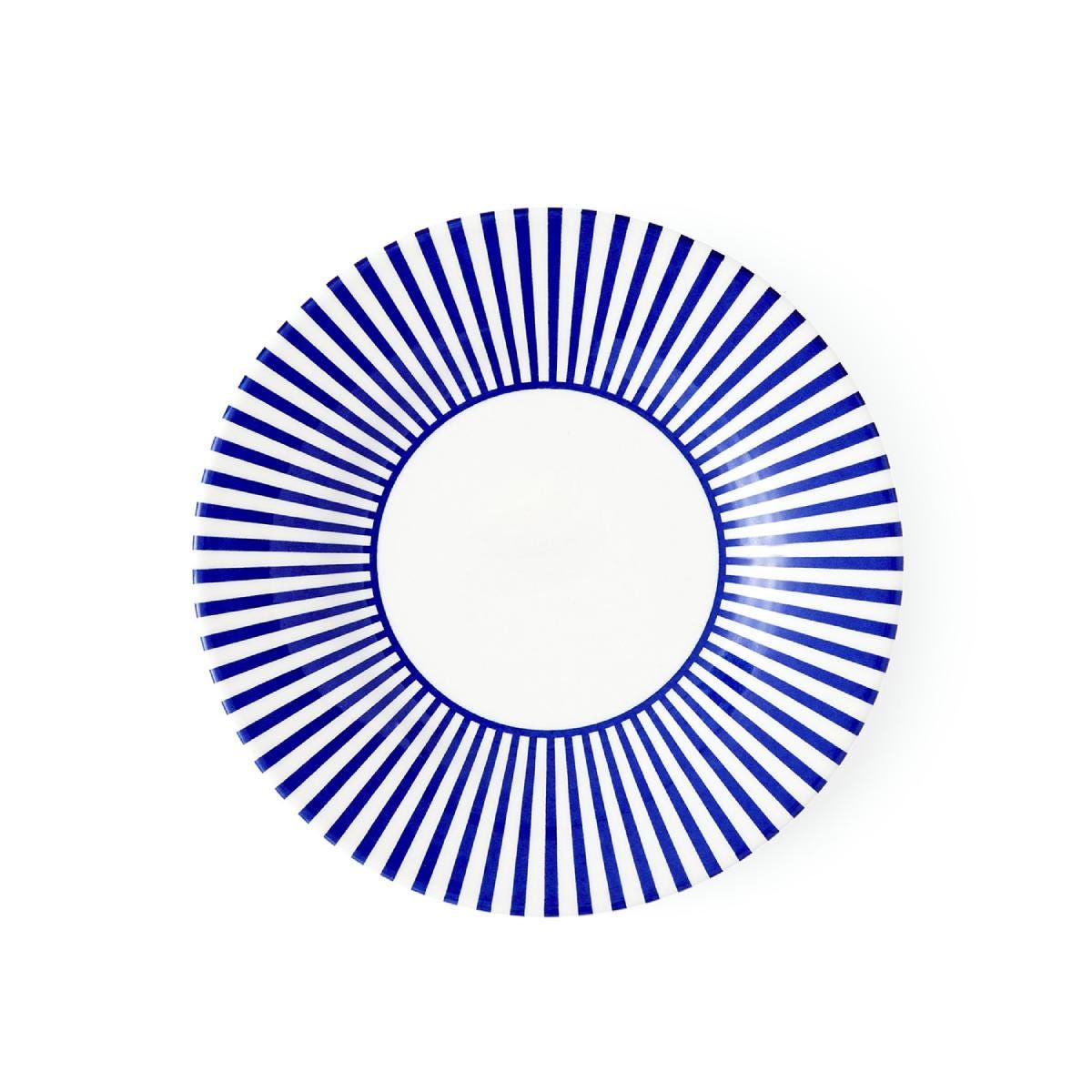 Spode Steccato İnce Şeritli Ekmek Tabağı 18 cm