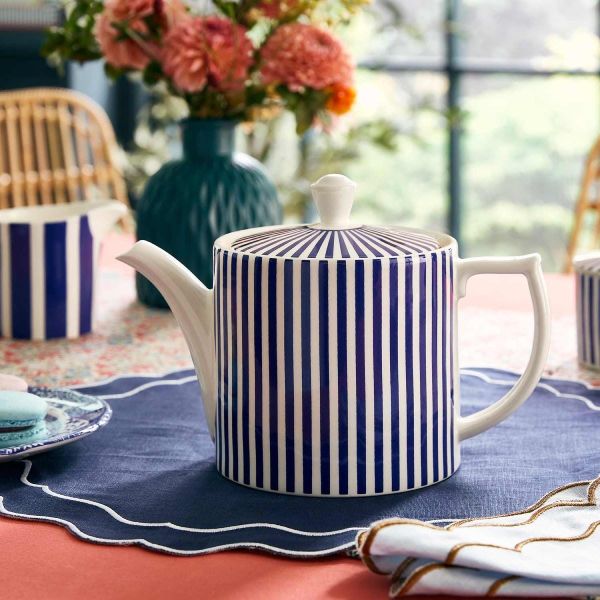 Spode Steccato İnce Şeritli Demlik
