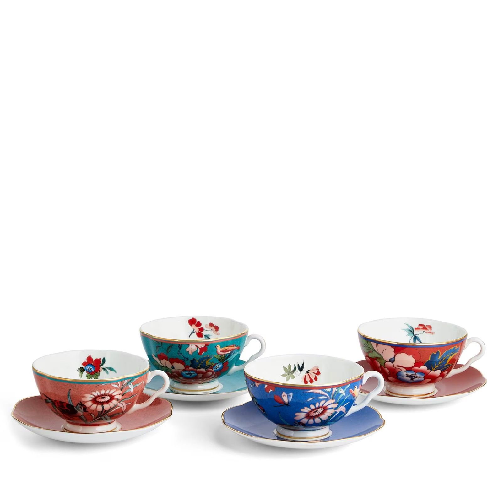 WEDGWOOD PAEONIA BLUSH ÇAY FİNCANI 4'LÜ SET