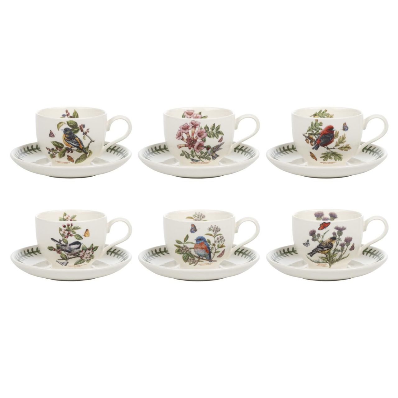 PORTMEIRION BOTANIC GARDEN BIRDS ÇAY FİNCANI 6 LI