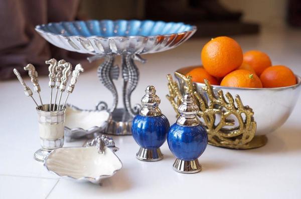 Julia Knight Peony 10 cm Tuzluk & Karabiberlik Seti Sapphire