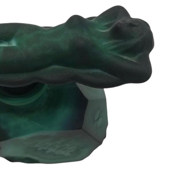 SCHUBERT KRİSTAL PARFÜM ŞİŞESİ UYUYAN KIZ YEŞİL