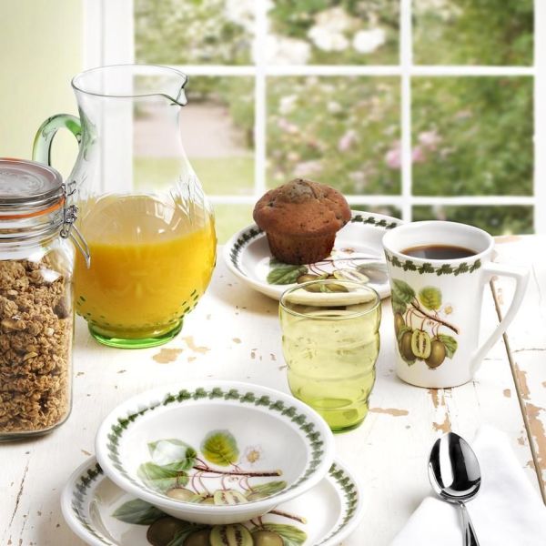 Portmeirion Pomona Mocha Kahve Fincanları ve Tabakları Seti 6'lı