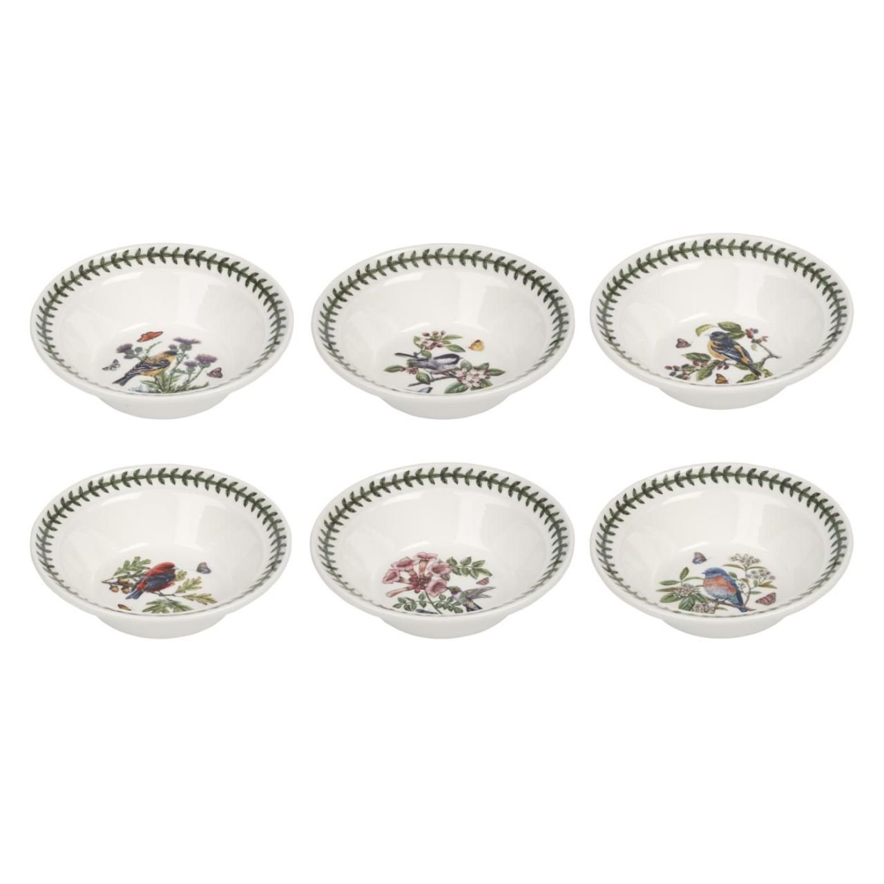 Portmeirion Botanic Garden Birds 15 cm Çukur Kase 6'lı