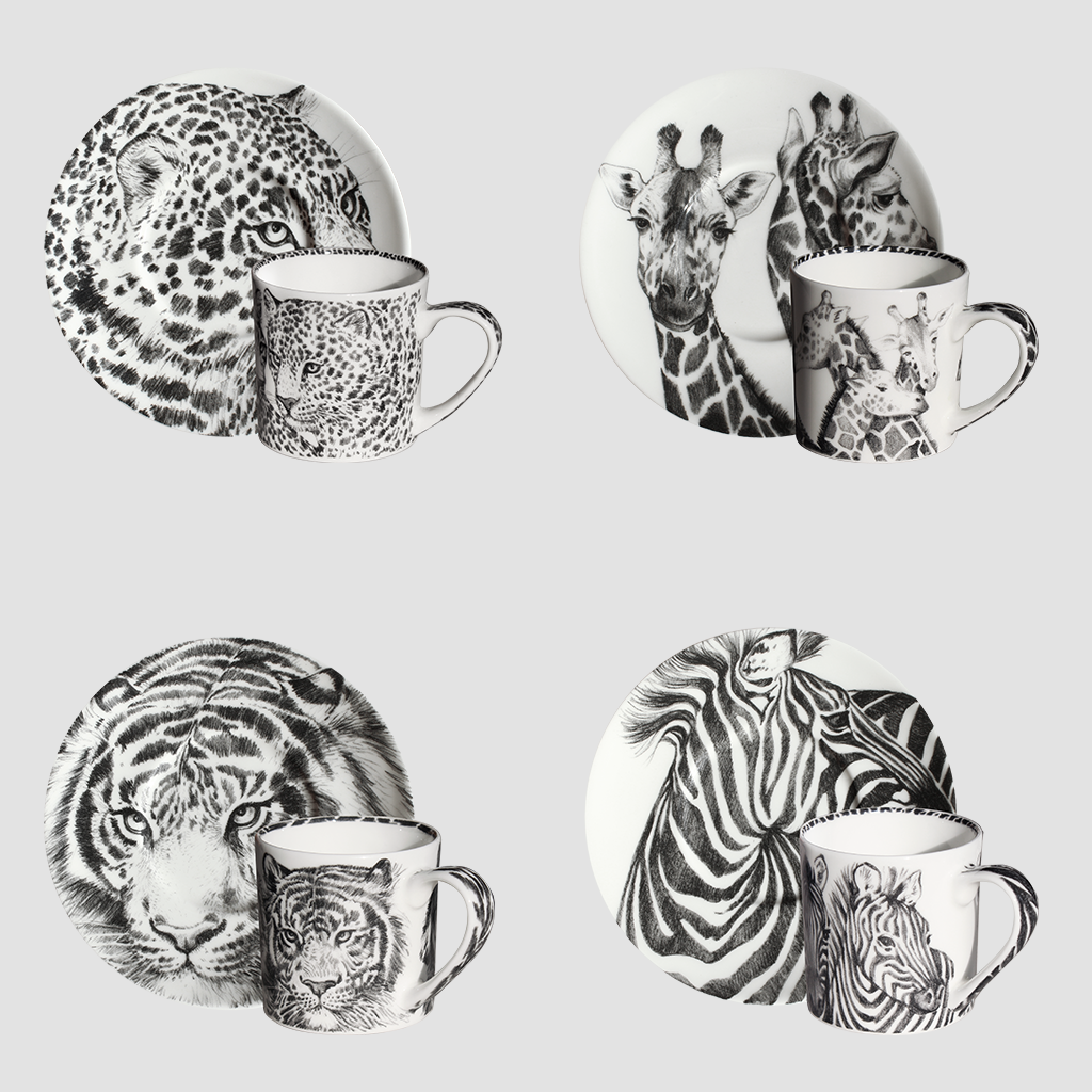 TAITU- MILANO WILD SPIRIT- 4' LÜ TÜRK KAHVE FİNCAN SETİ