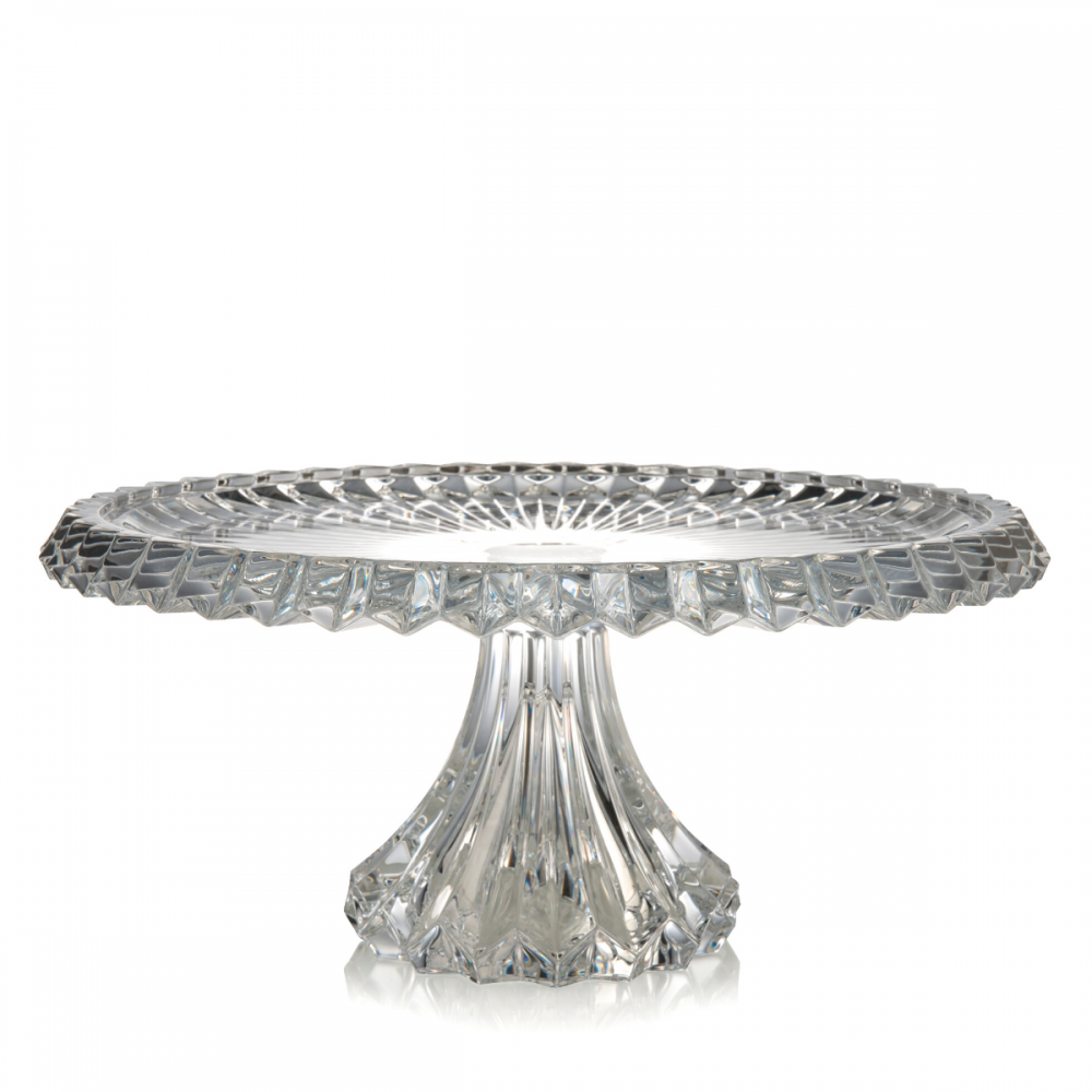 ROGASKA- CROWN JEWEL- AYAKLI YUVARLAK PASTA SERVİSİ- ÇAP:33 CM