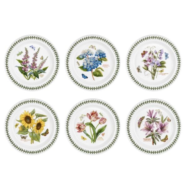 Portmeirion Botanic Garden 27 cm Düz Yemek Tabağı 6'lı