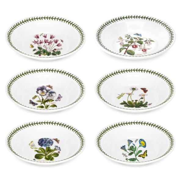 Portmeirion Botanic Garden 21,5 cm Çukur Yemek Tabağı 6'lı