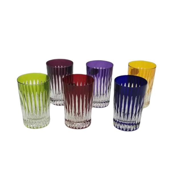 CRISTAL DE PARIS KÜÇÜK SU BARDAĞI 6 RENK-12588/22