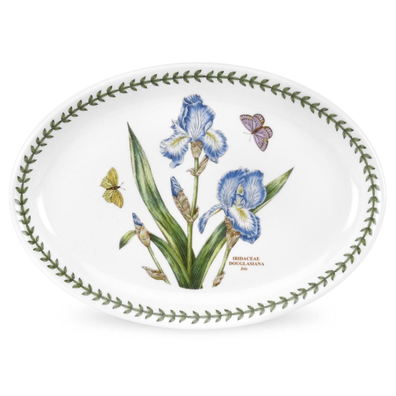 Portmeirion Botanic Garden 28 cm Oval Servis iris