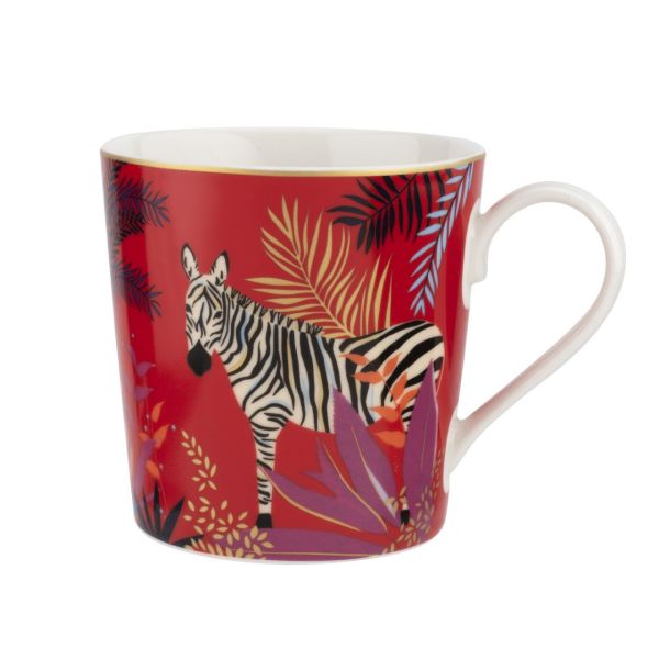 SARA MILLER LONDON PORTMEIRION TAHITI ZEBRA KUPA