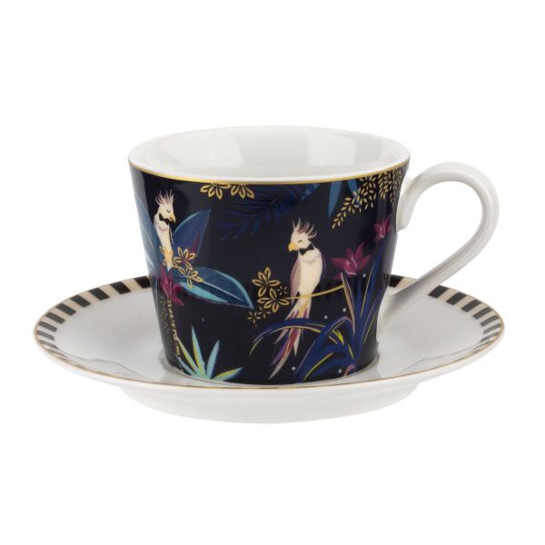 Sara Miller London Portmeirion Tahiti Cockatoo Çay Fincanı