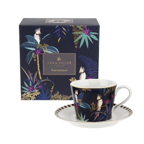 SARA MILLER LONDON PORTMEIRION TAHITI COCKATOO ÇAY FİNCANI