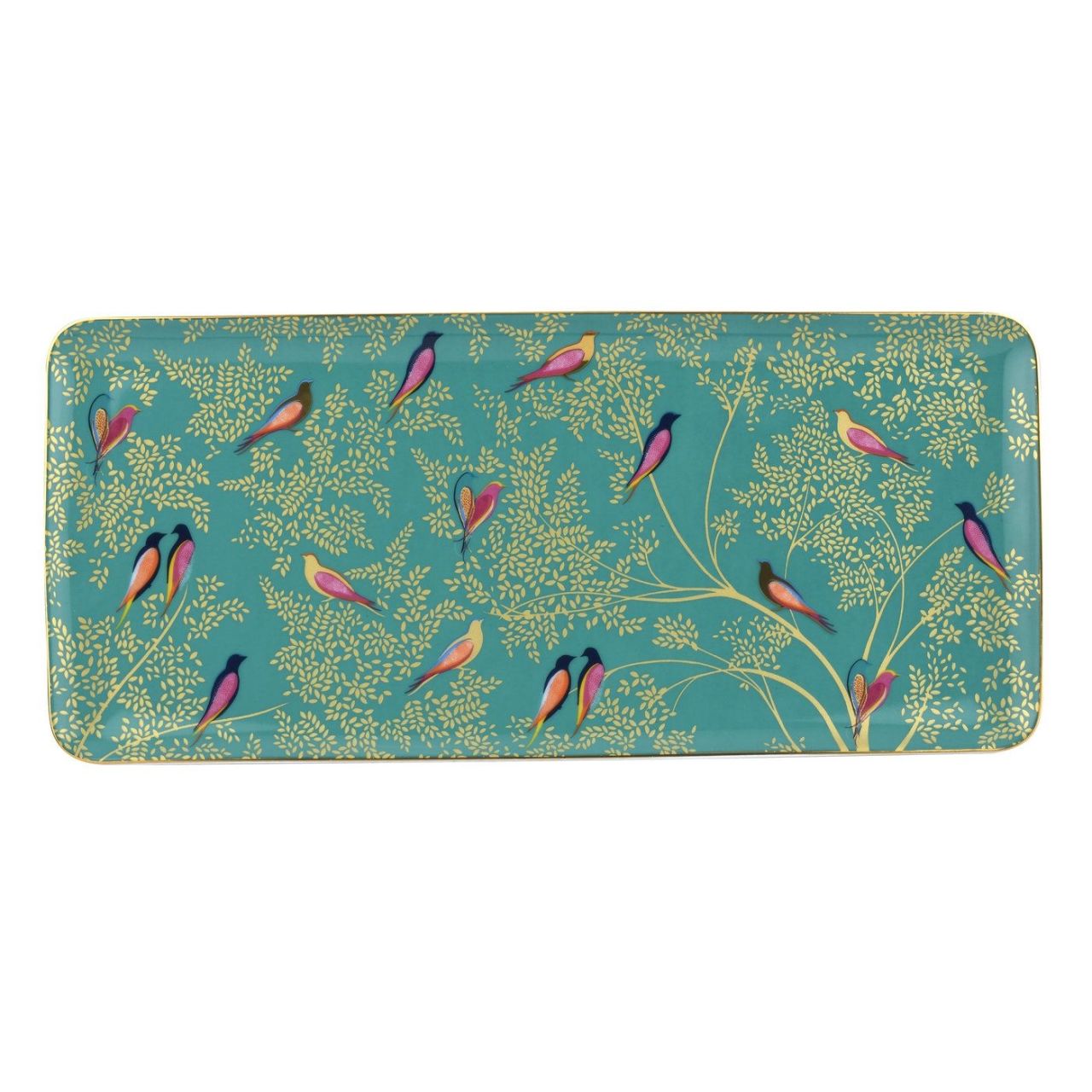 Sara Miller London Portmeirion Yeşil Tepsi 36 cm