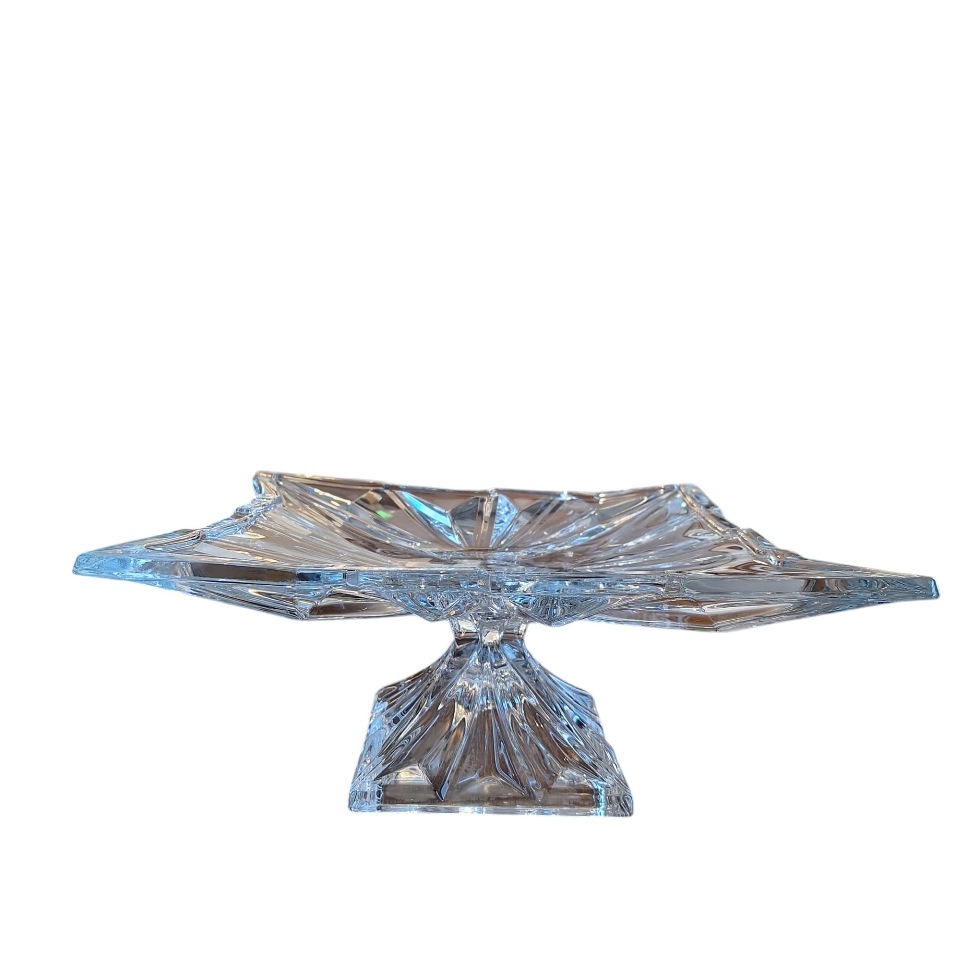 BOHEMIA KRİSTAL- AYAKLI SERVİS -PRENSES MODEL (ebat: 30,5 cm)