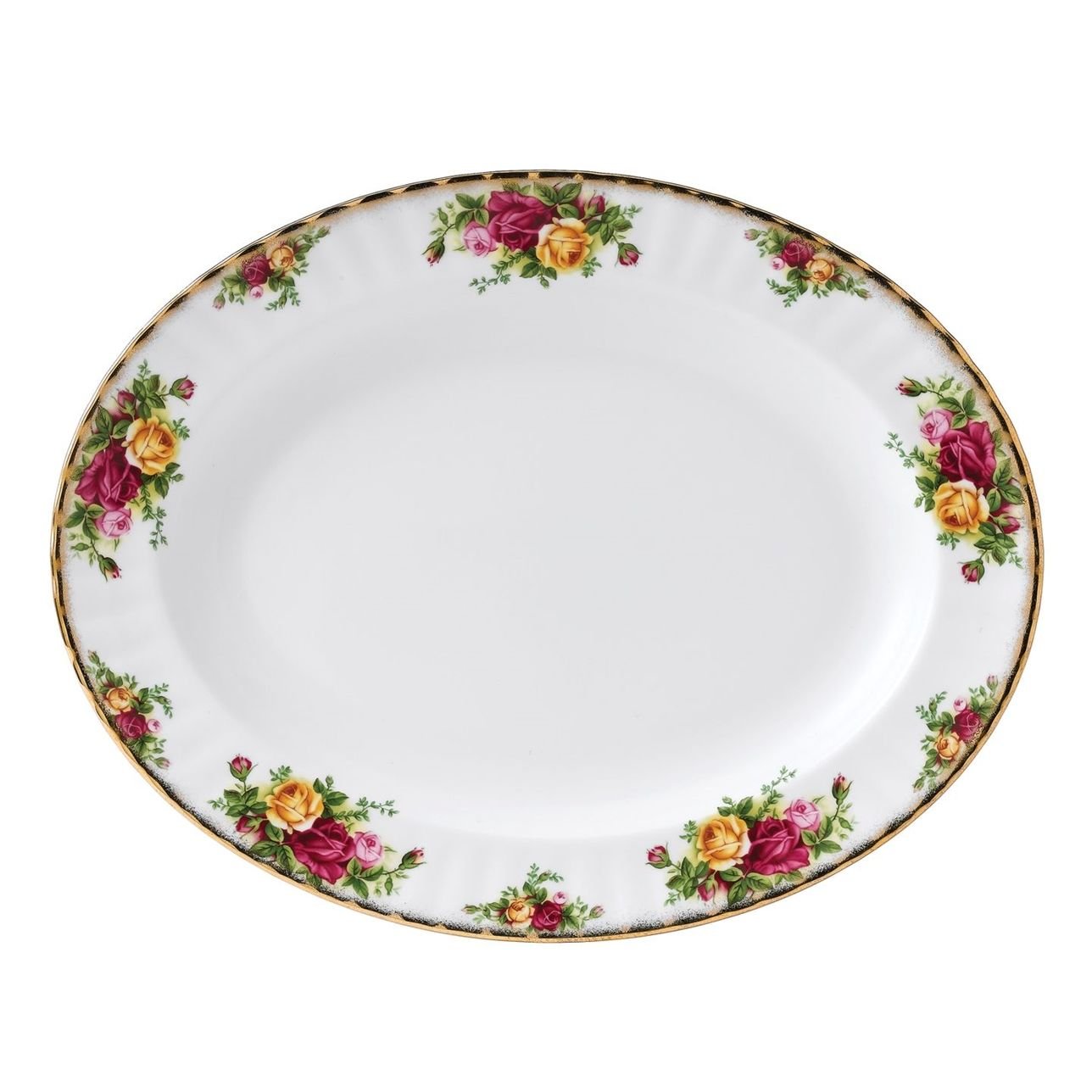 Royal Albert Old Country Roses Küçük Kayık Servis (34,5 cm)