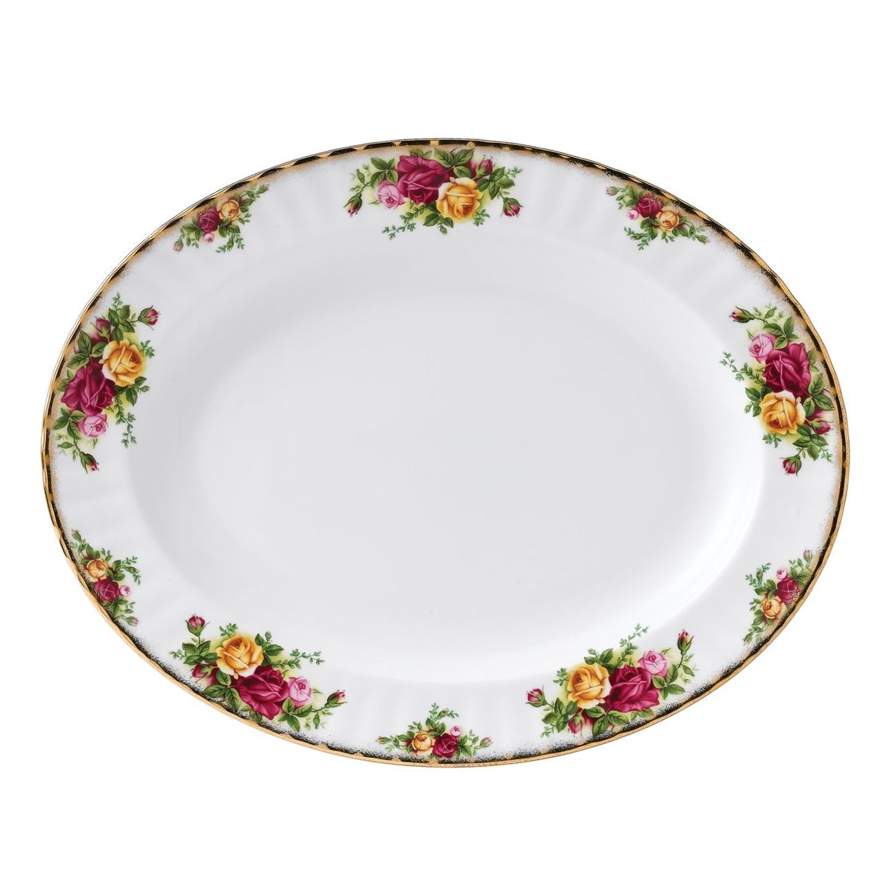 Royal Albert Old Country Roses Küçük Kayık Servis 34,5 cm
