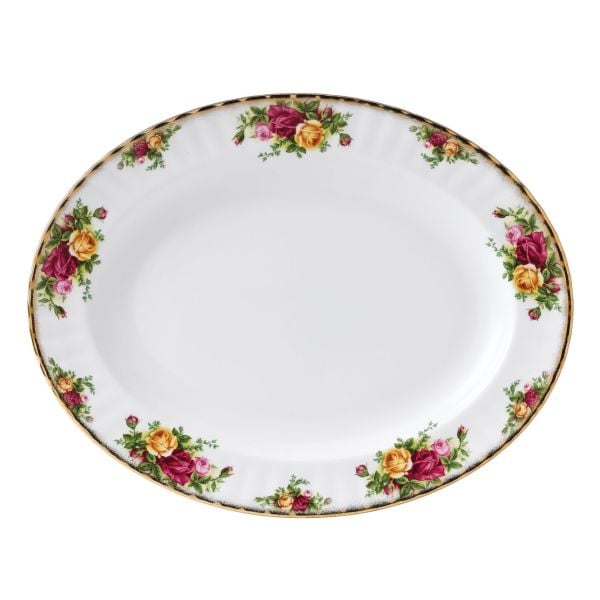 Royal Albert Old Country Roses Küçük Kayık Servis 34,5 cm