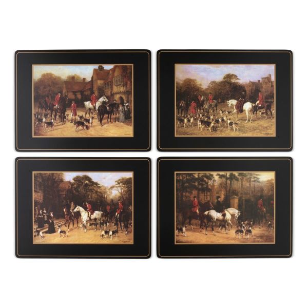 PIMPERNEL TALLY HO 4 LÜ AMERİKAN SERVİS(Yemek Tabağına Uygun Ölçü)