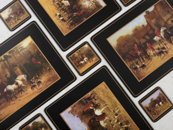 PIMPERNEL TALLY HO 4 LÜ AMERİKAN SERVİS(Yemek Tabağına Uygun Ölçü)