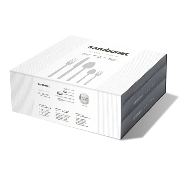 SAMBONET NEUTRA 12 KİŞİLİK 60 PARÇA ÇATAL BIÇAK TAKIMI