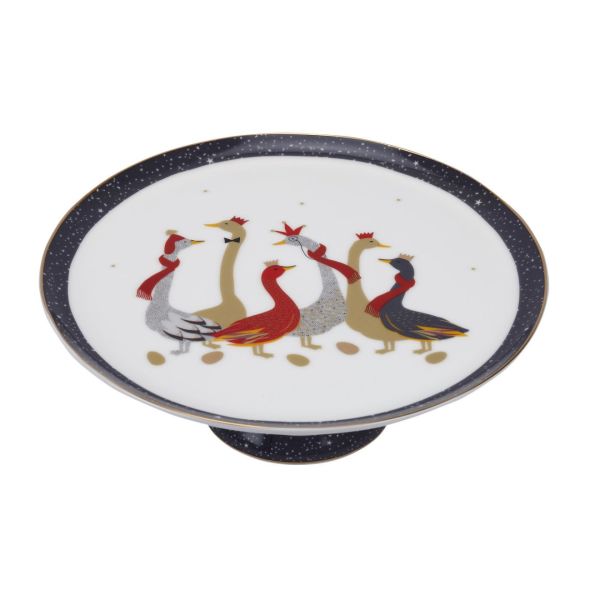 Sara Miller London Portmeirion Geese Ayaklı Kek Servisi