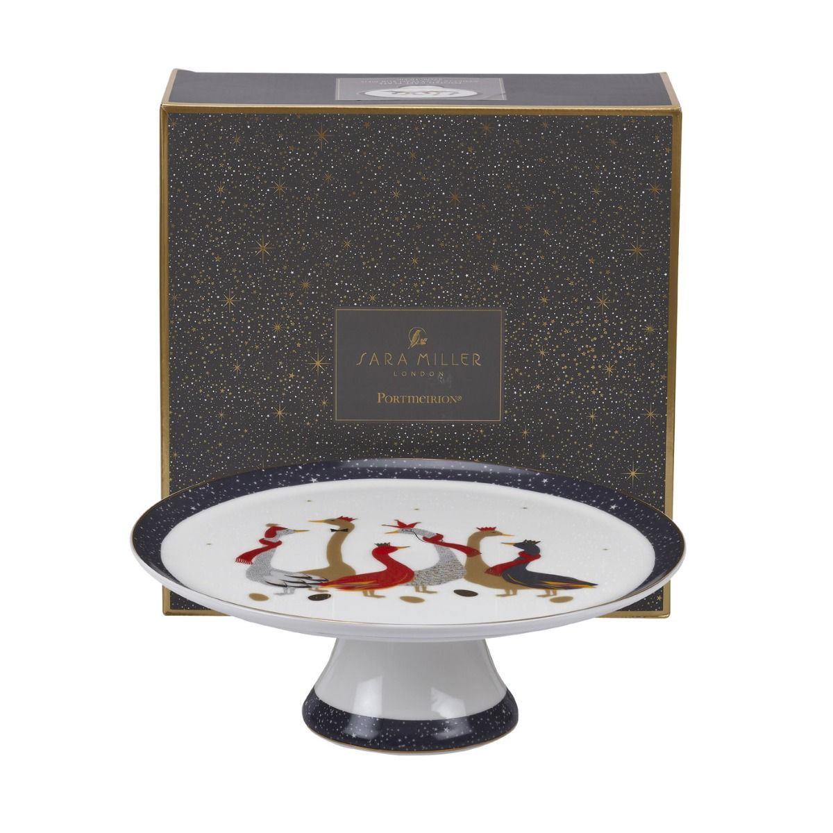 SARA MILLER LONDON PORTMEIRION GEESE AYAKLI KEK SERVİS
