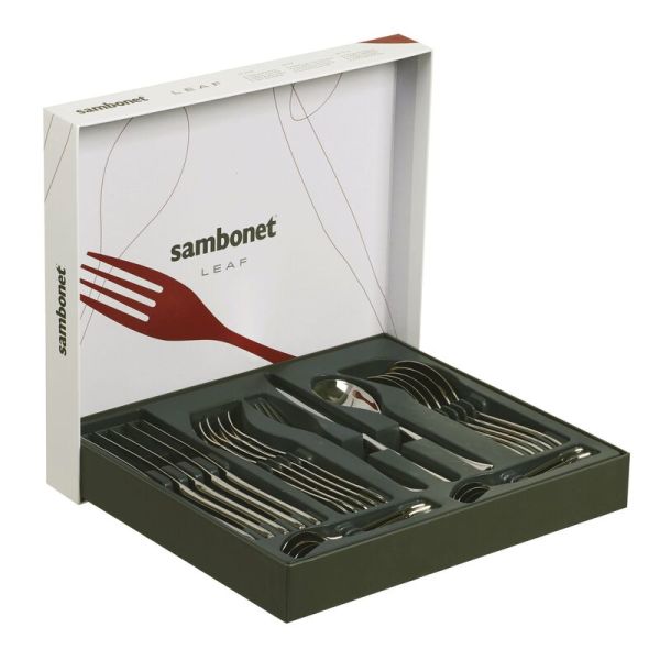 Sambonet Leaf 24 Parça Çatal Bıçak Takımı