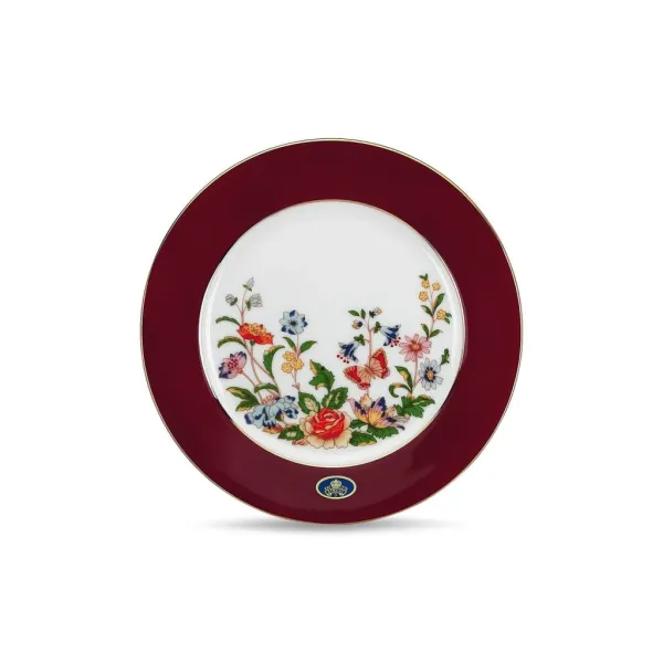 Aynsley Glaze Cottage Garden Pasta Tabağı Kırmızı