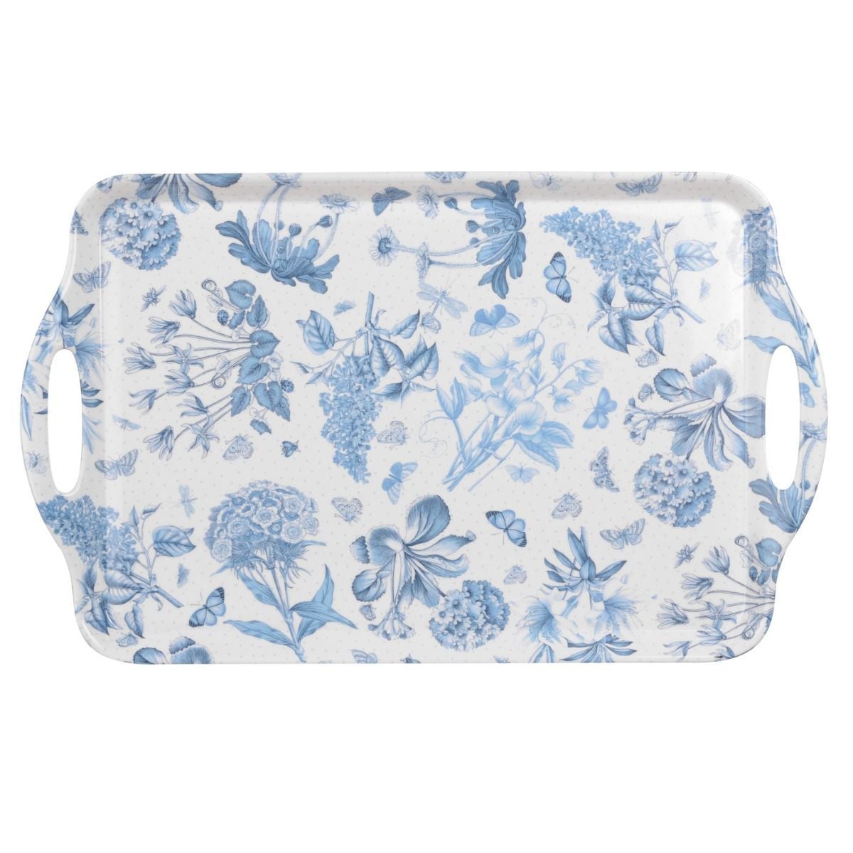 PIMPERNEL BOTANIC BLUE MELAMİN TEPSİ 48 CM