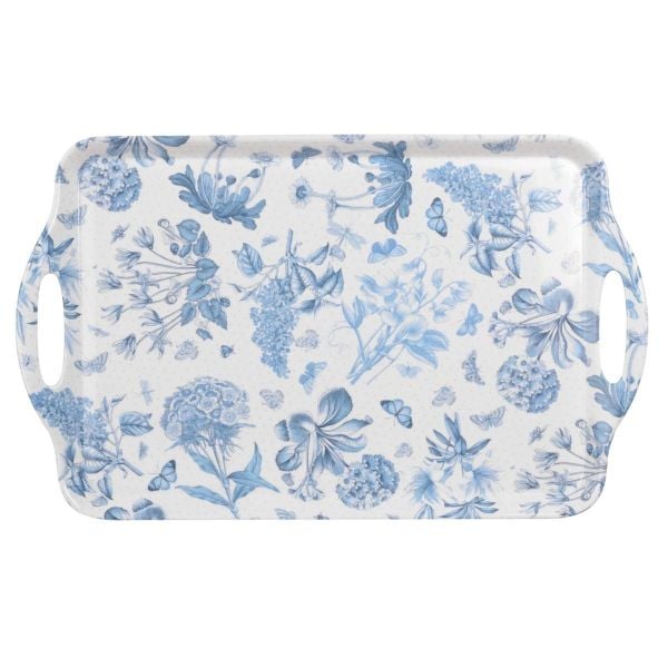 PIMPERNEL BOTANIC BLUE MELAMİN TEPSİ 48CM