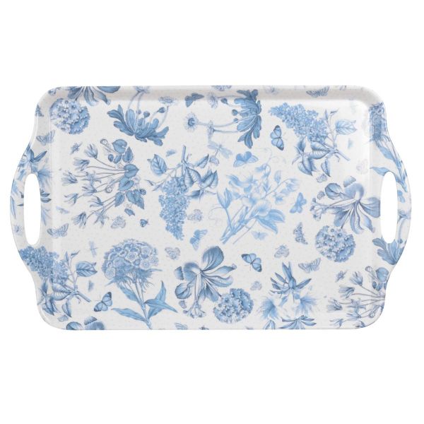 PIMPERNEL BOTANIC BLUE MELAMİN TEPSİ 48 CM