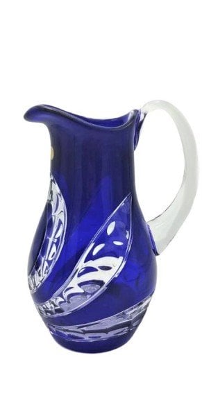 BOHEMIA KRİSTAL SÜRAHİ LACİVERT