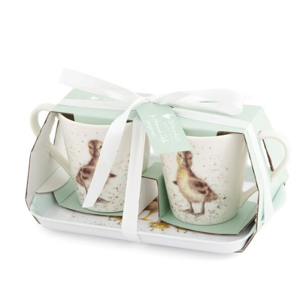 Royal Worcester Kupa & Tepsi set Lovely Mum