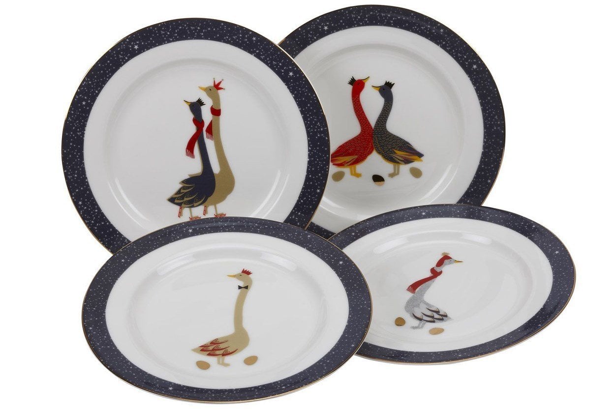 Sara Miller London Portmeirion Pasta Tabağı 20 cm 4’lü