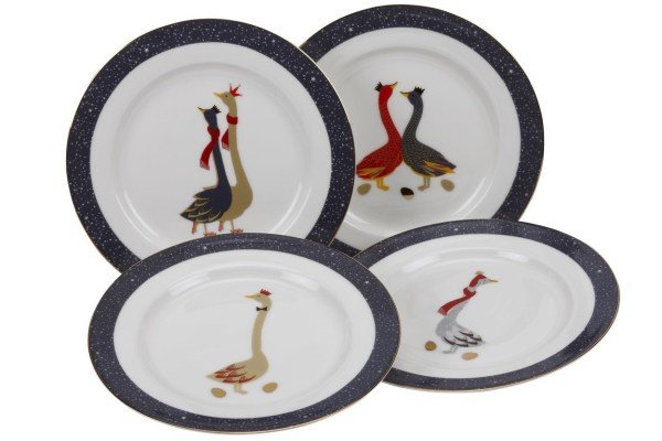 Sara Miller London Portmeirion Pasta Tabağı 20 cm 4’lü