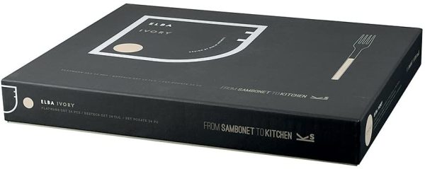 Sambonet Elba Ivory 24 Parça Çatal Bıçak Takımı