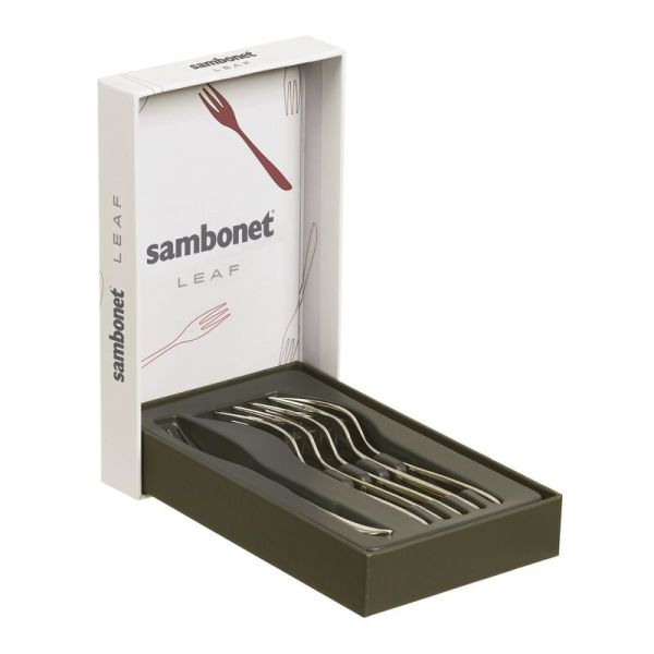 Sambonet Leaf 6 Parça Kek Çatalı