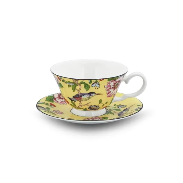 Aynsley Pembroke Windsor Çay Fincanı Sarı