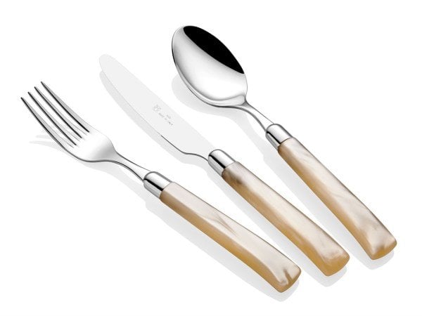 RİVA DOSSİ GİADA KEMİK 12 KİŞİLİK 75 PARÇA ÇATAL BIÇAK TAKIMI